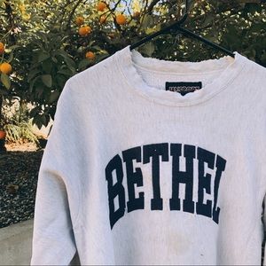 VINTAGE Bethel U Jansport Crewneck from the 80s